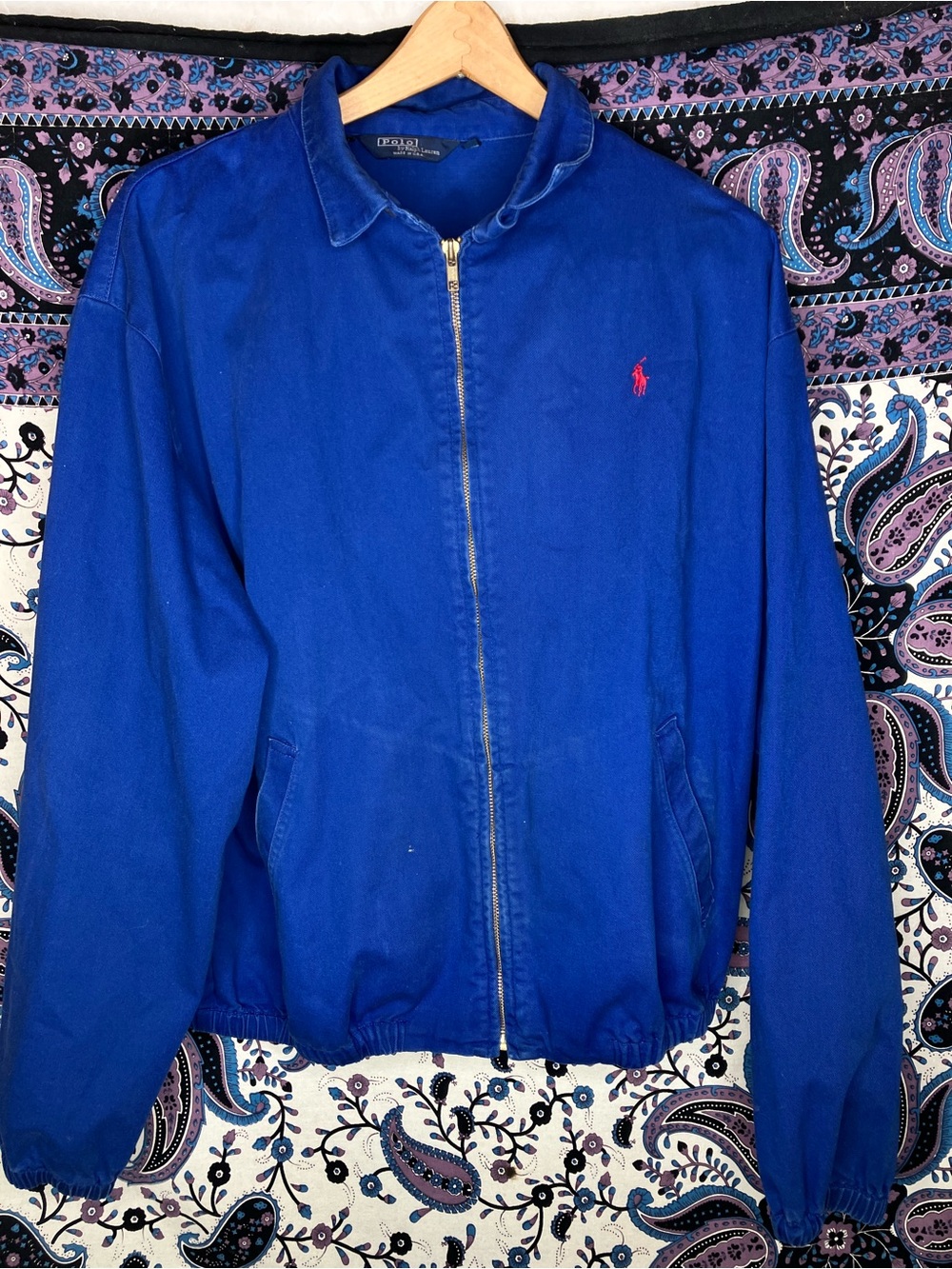 Polo Ralph Lauren VTG 90s coat L some fading